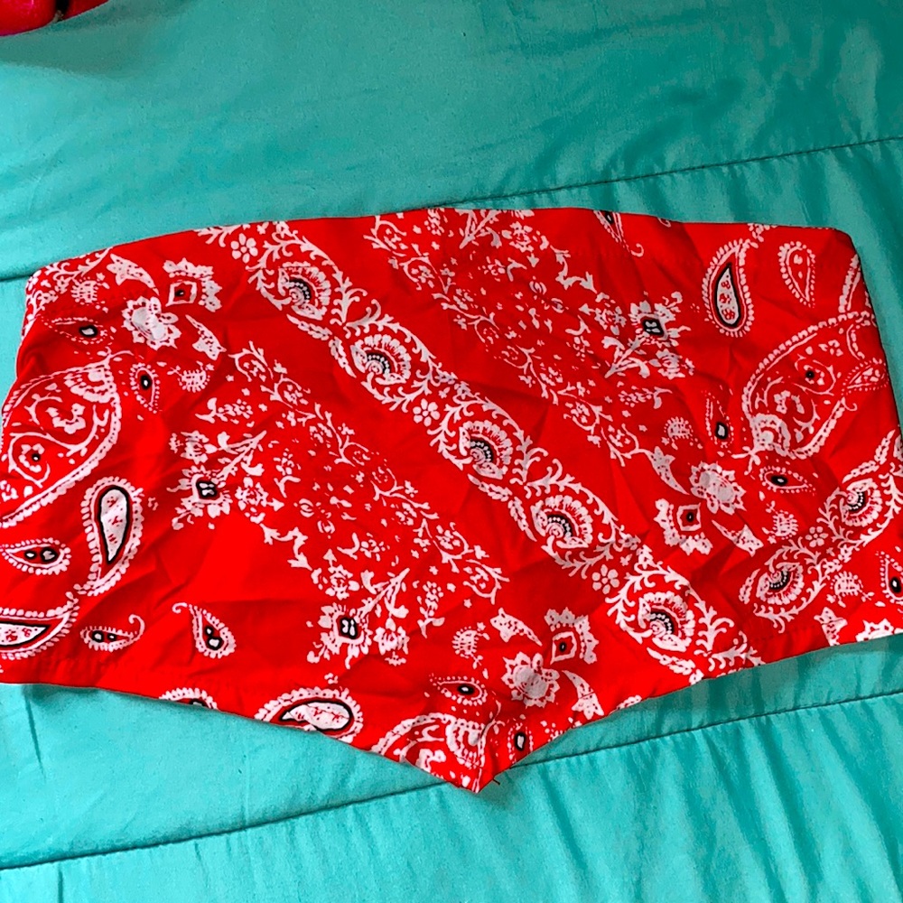 PacSun Bandana Print Crop Top